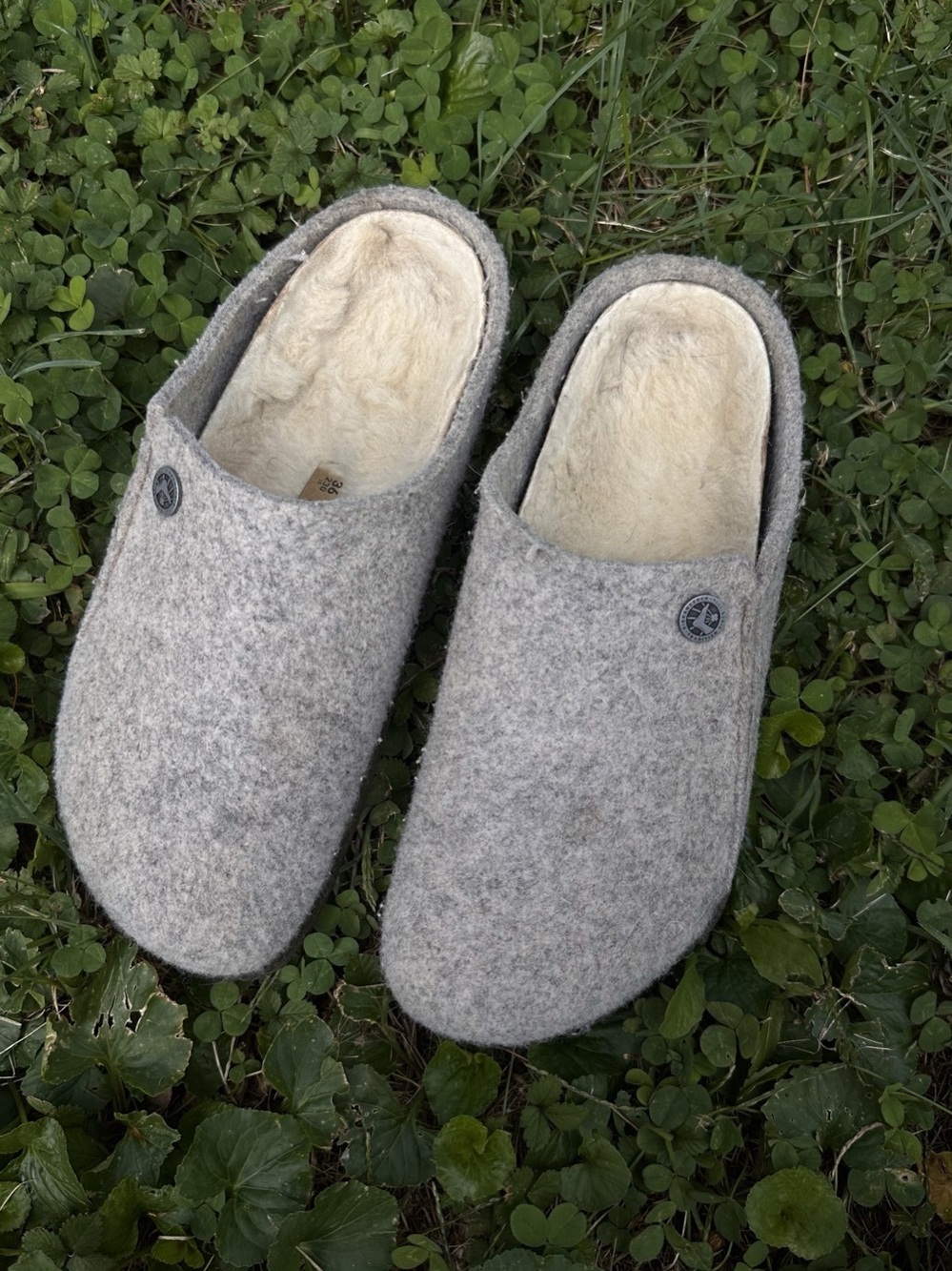 Wool Slip On Birkenstock in Size 36 (5.5-6 Women’s US) Made in Germany